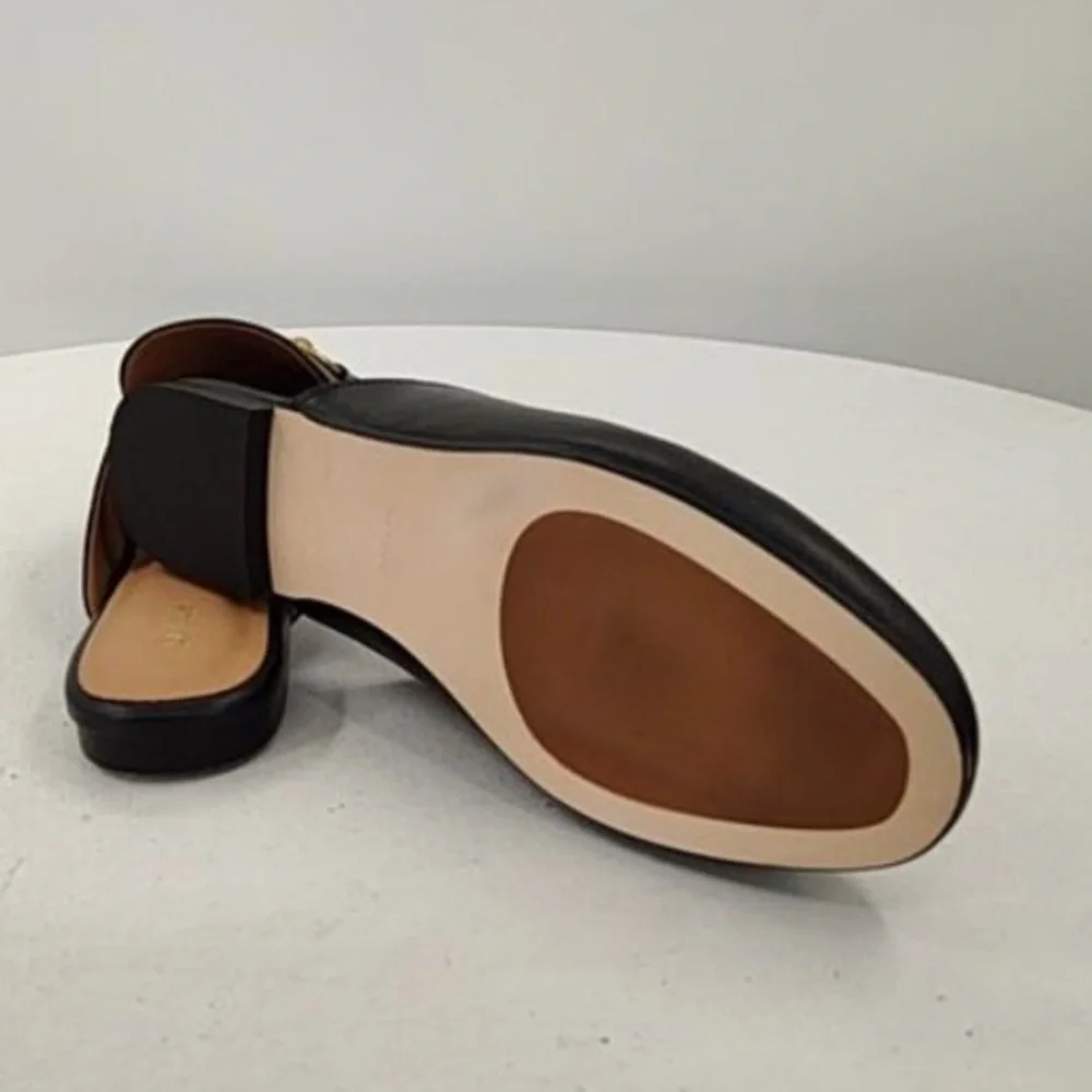 Quince Black Leather Horsebit Mule - Picture 3 of 3